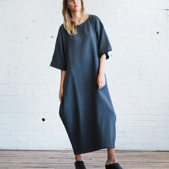Black Crane | Dresses | Black Crane Quilted Box Dress | Poshmark